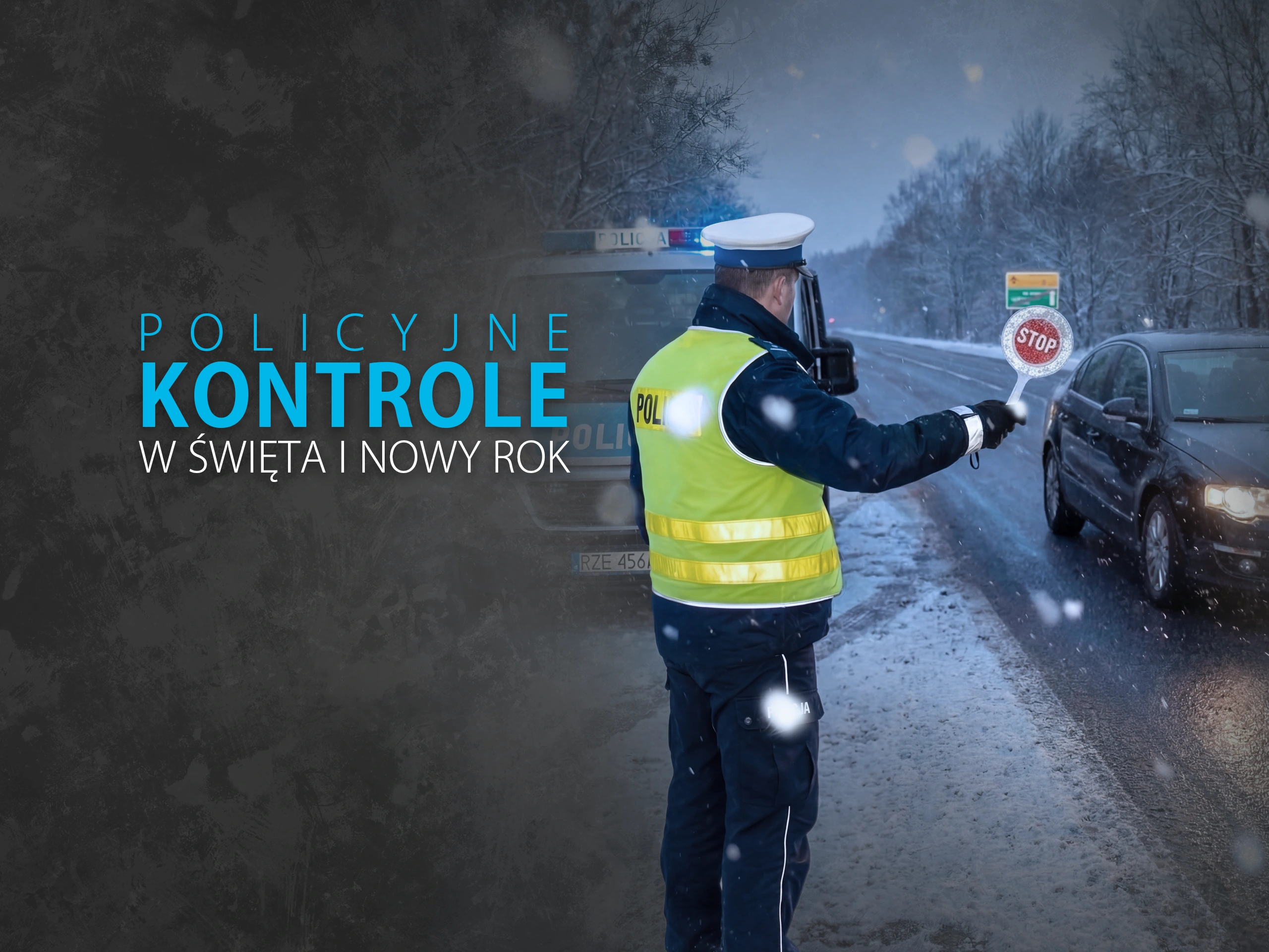 Kontrole policji w czasie Świąt Bożego Narodzenia